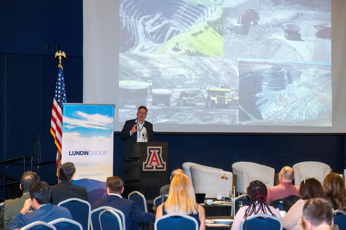 Ambassador Todd Chapman at UArizona Mining Social License Summit